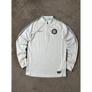 Mens Soccer Long Sleeve Nike INTER MILAN 2017/2018, Football Y2K, Size S